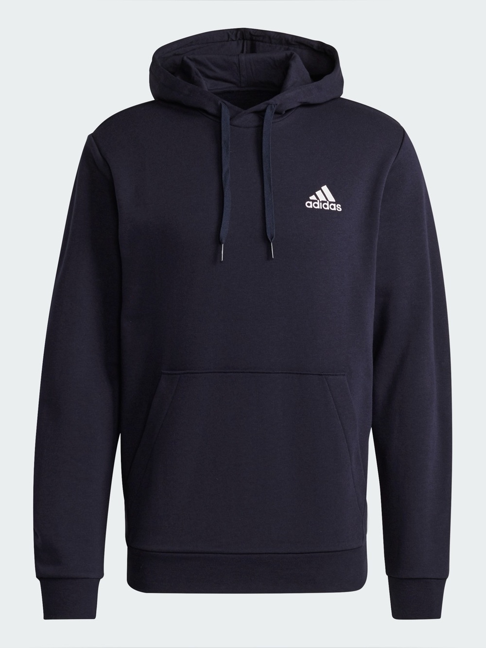 Adidas Black Pullover Hoodie with White Logo